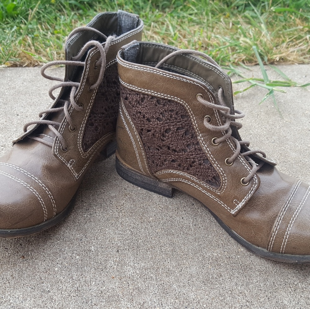 XOXO Brown Boots - worn one time